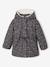 Parka fille à capuche romantique marine+vert 5 - vertbaudet enfant 