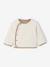 Pull naissance en sherpa boutonné devant écru 1 - vertbaudet enfant 