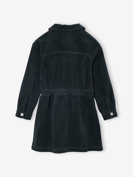 Robe en velours fille mauve+vert sapin 7 - vertbaudet enfant 