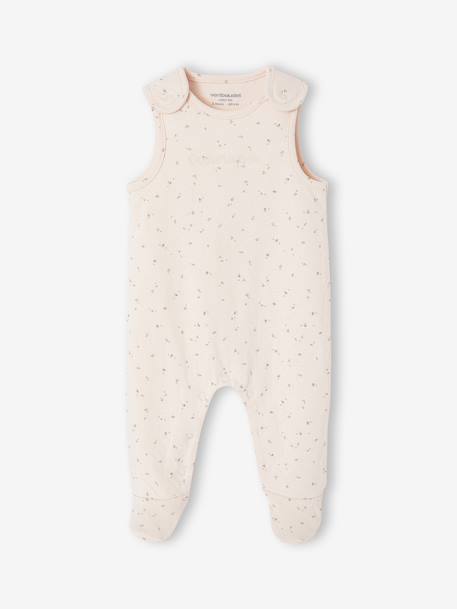 Ensemble 3 pièces naissance combinaison body doudou rose+vert d'eau 3 - vertbaudet enfant 