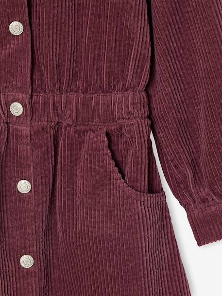 Robe en velours fille mauve 4 - vertbaudet enfant 