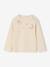 Tee-shirt fille étoiles brillantes vanille 1 - vertbaudet enfant 