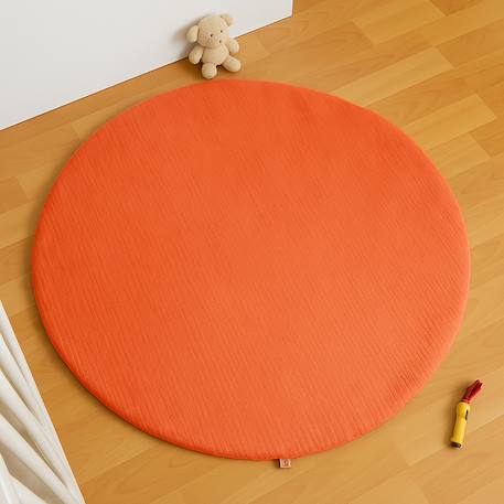 Tapis d'eveil en coton bio Blanc+Fraise+Honey+Rose+Vert 12 - vertbaudet enfant 