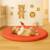 Tapis d'eveil en coton bio Blanc+Fraise+Honey+Rose+Vert 8 - vertbaudet enfant 