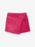 Jupe short fille velours fuchsia 1 - vertbaudet enfant 