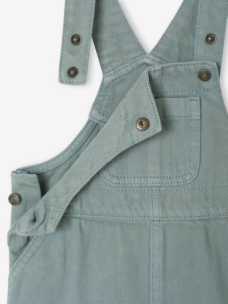 Salopette bébé en sergé pigment dye vert 3 - vertbaudet enfant 