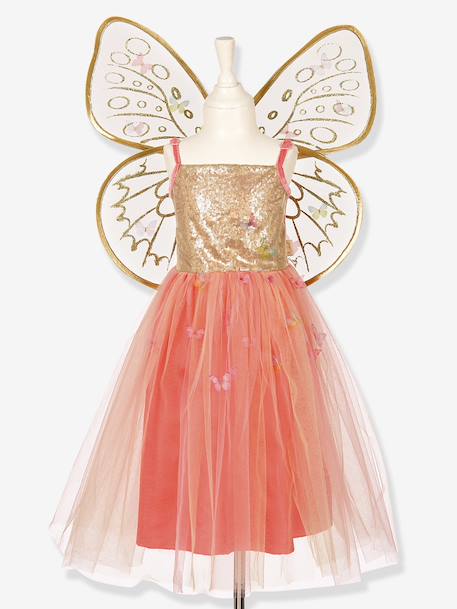 Déguisement Joanna : robe + ailes corail 1 - vertbaudet enfant 