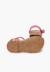 Sandale fille croisée cuir lisse Blanc+Bleu marine+Couleur cuir+Fucsia+Rose+Sable 21 - vertbaudet enfant 