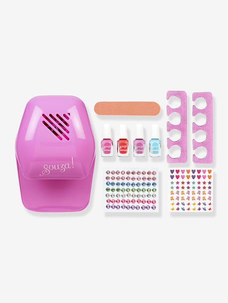 Set vernis à ongles et sèche-ongle rose 2 - vertbaudet enfant 