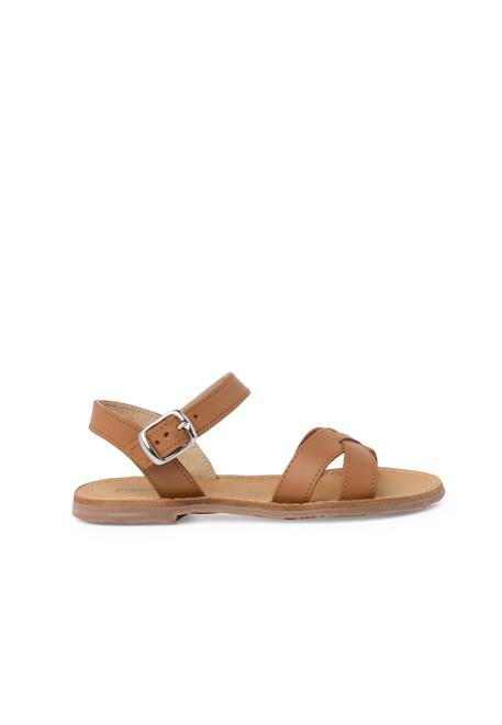 Sandale fille croisée cuir lisse Blanc+Bleu marine+Couleur cuir+Fucsia+Rose+Sable 13 - vertbaudet enfant 