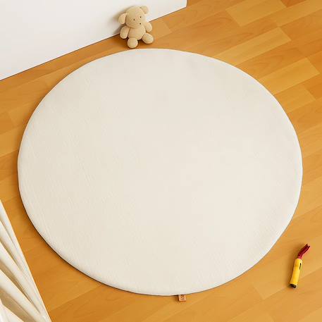Tapis d'eveil en coton bio Blanc+Fraise+Honey+Rose+Vert 5 - vertbaudet enfant 