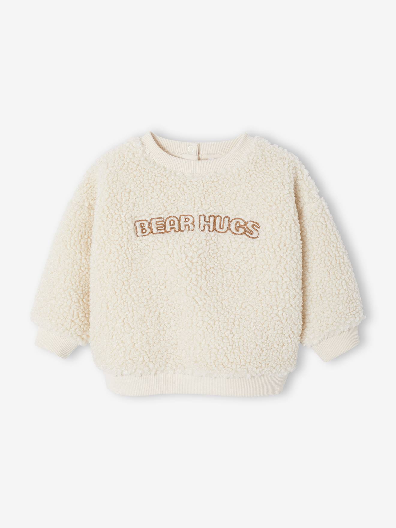 Coffret Cadeau Bébé Vertbaudet - Sweat Sherpa + Pantalon Velours + Doudou Ourson - Ensemble 3 Pièces - 11
