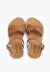 Sandale fille croisée cuir lisse Blanc+Bleu marine+Couleur cuir+Fucsia+Rose+Sable 17 - vertbaudet enfant 