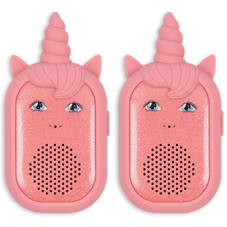 Paire de talkie-walkie licorne glitter Rose 1 - vertbaudet enfant 