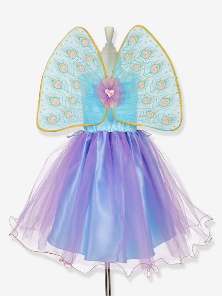 Déguisement Tamara : robe + ailes de paon bleu 3 - vertbaudet enfant 