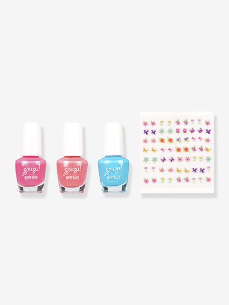 Vernis à ongle + stickers Elfe rose 2 - vertbaudet enfant 