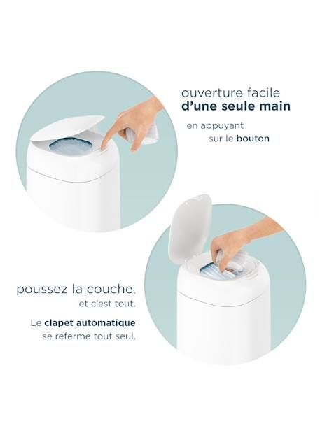 Poubelle à couches Dress Up blanc 5 - vertbaudet enfant 