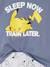 Pyjama garçon Pokemon Pikachu bleu/gris chiné 4 - vertbaudet enfant 