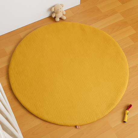 Tapis d'eveil en coton bio Blanc+Fraise+Honey+Rose+Vert 18 - vertbaudet enfant 