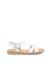 Sandale fille croisée cuir lisse Blanc+Bleu marine+Couleur cuir+Fucsia+Rose+Sable 1 - vertbaudet enfant 