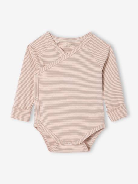 Lot de 3 bodies naissance évolutifs rose 3 - vertbaudet enfant 