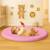 Tapis d'eveil en coton bio Blanc+Fraise+Honey+Rose+Vert 22 - vertbaudet enfant 