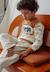 Sweat-shirt en molleton lamascotte Ecru 1 - vertbaudet enfant 