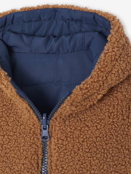 Doudoune à capuche bébé réversible marine 8 - vertbaudet enfant 