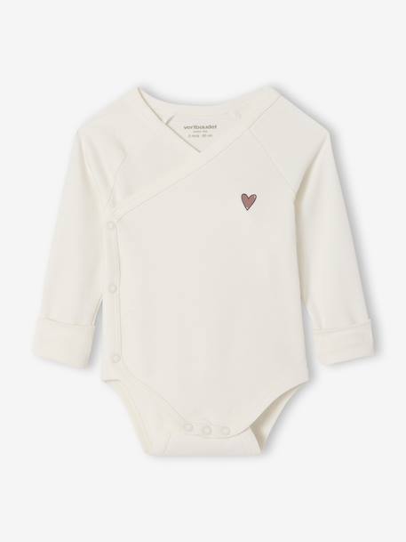 Lot de 3 bodies naissance évolutifs rose 2 - vertbaudet enfant 