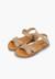 Sandale fille croisée cuir lisse Blanc+Bleu marine+Couleur cuir+Fucsia+Rose+Sable 34 - vertbaudet enfant 