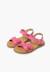 Sandale fille croisée cuir lisse Blanc+Bleu marine+Couleur cuir+Fucsia+Rose+Sable 22 - vertbaudet enfant 