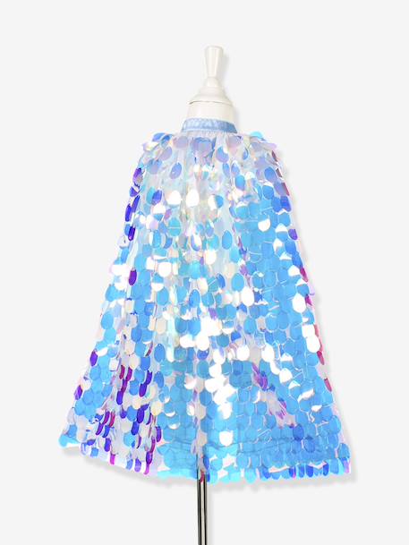 Cape à sequins Loreleï bleu 4 - vertbaudet enfant 