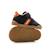 Sneakers garçon synthétique lacets- fermeture adhésive barefoot Bleu foncé-orange 6 - vertbaudet enfant 