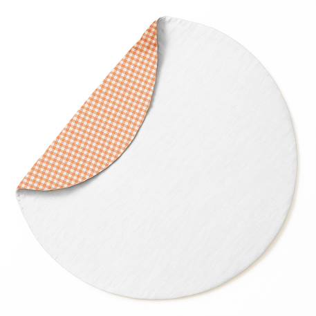 Tapis d'eveil en coton bio Blanc+Fraise+Honey+Rose+Vert 1 - vertbaudet enfant 