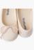 Ballerines pour fille  en toile avec ruban Blanc+Bleu marine+Écru+Fucsia+Gris+Rose pâle+Rouge+Sable 17 - vertbaudet enfant 
