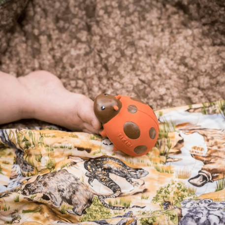 Coccinelle en caoutchouc naturel Rouge 3 - vertbaudet enfant 