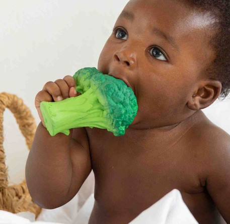 Jouet de dentition - brucy le brocolis Vert 3 - vertbaudet enfant 