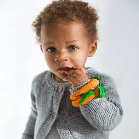 Jouet de dentition - cathy la carotte Orange 4 - vertbaudet enfant 