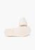 Ballerines pour fille  en toile avec ruban Blanc+Bleu marine+Écru+Fucsia+Gris+Rose pâle+Rouge+Sable 14 - vertbaudet enfant 