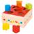Boîte à formes rouge Multi-coloured 1 - vertbaudet enfant 