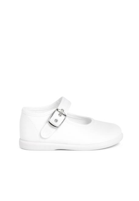Chaussures en toile avec fermeture à boucle Aigue-marine+Blanc+Bleu marine+Écru+Fucsia+Gris+Jaune citron+Rose 7 - vertbaudet enfant 