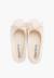 Ballerines pour fille  en toile avec ruban Blanc+Bleu marine+Écru+Fucsia+Gris+Rose pâle+Rouge+Sable 16 - vertbaudet enfant 