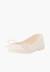 Ballerines pour fille  en toile avec ruban Blanc+Bleu marine+Écru+Fucsia+Gris+Rose pâle+Rouge+Sable 13 - vertbaudet enfant 