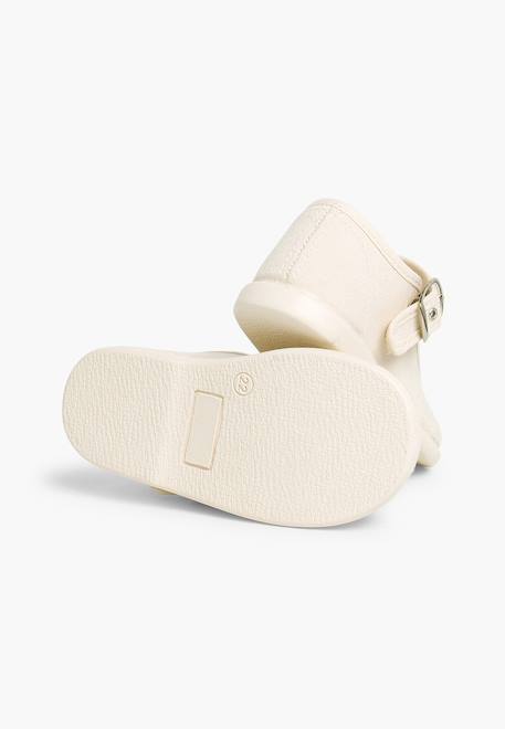 Chaussures en toile avec fermeture à boucle Aigue-marine+Blanc+Bleu marine+Écru+Fucsia+Gris+Jaune citron+Rose 21 - vertbaudet enfant 