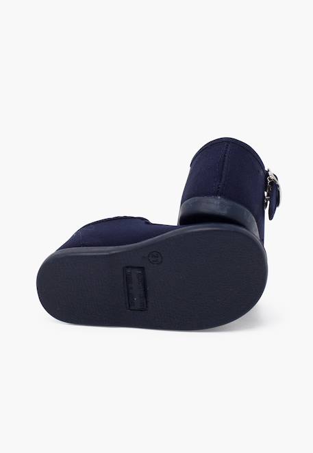 Chaussures en toile avec fermeture à boucle Aigue-marine+Blanc+Bleu marine+Écru+Fucsia+Gris+Jaune citron+Rose 15 - vertbaudet enfant 