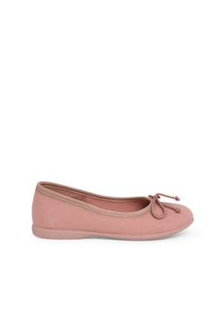 Chaussures-Ballerines pour fille  en toile avec ruban