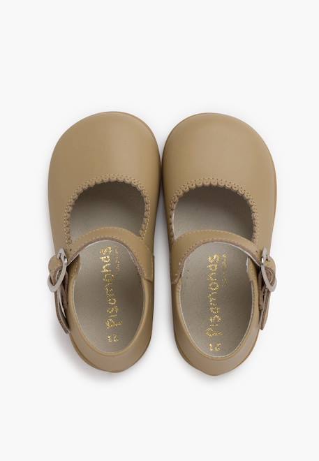 Chaussures babies à boucle en cuir Camel 5 - vertbaudet enfant 