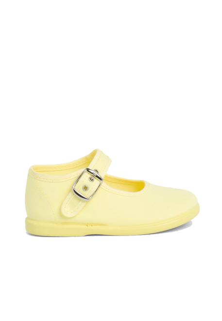 Chaussures en toile avec fermeture à boucle Aigue-marine+Blanc+Bleu marine+Écru+Fucsia+Gris+Jaune citron+Rose 34 - vertbaudet enfant 