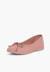 Ballerines pour fille  en toile avec ruban Blanc+Bleu marine+Écru+Fucsia+Gris+Rose pâle+Rouge+Sable 29 - vertbaudet enfant 