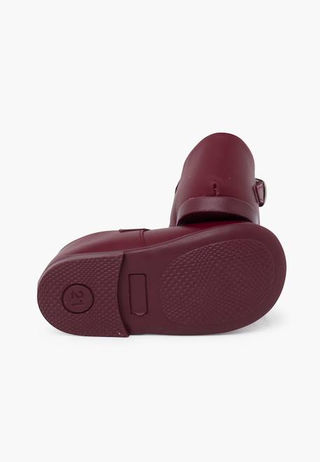 Chaussures babies à boucle en cuir Blanc+Bleu marine+Bordeaux+Marron+Porcelaine+Rose+Rouge 15 - vertbaudet enfant 